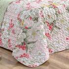 Cobre Leito Queen Verd-água 200 Fios 3 Peças - Verde