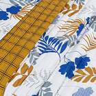 Cobre Leito Queen Yasmin Micropercal 3 Pçs Leav