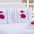 Cobre Leito Rubia 04 Pçs Queen Bco [f101]