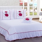 Cobre Leito Rubia 04 Pçs Queen Bco [f101]