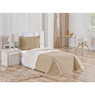 Cobre Leito Sherpa Solteiro 2pçs Areia