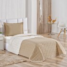 Cobre Leito Sherpa Solteiro 2pçs Areia