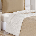 Cobre Leito Sherpa Solteiro 2pçs Areia