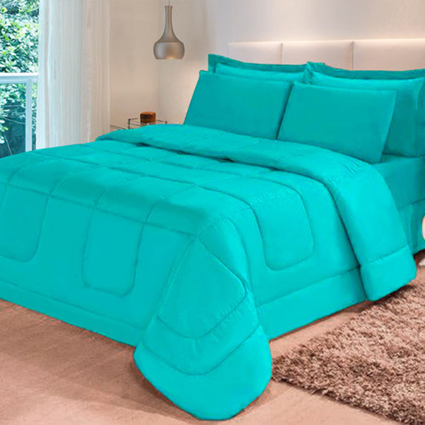 Cobre Leito Soft Casal Queen Dupla Face 2,40mx2,10m Tiffany C