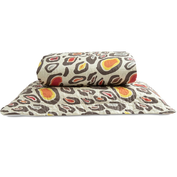 Cobre Leito Solteiro Bouti Basic Estampado 180 Fios 2 Peças -