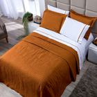 Cobre Leito Solteiro Dupla Face Marrom Versatile 1,75m X 2,45