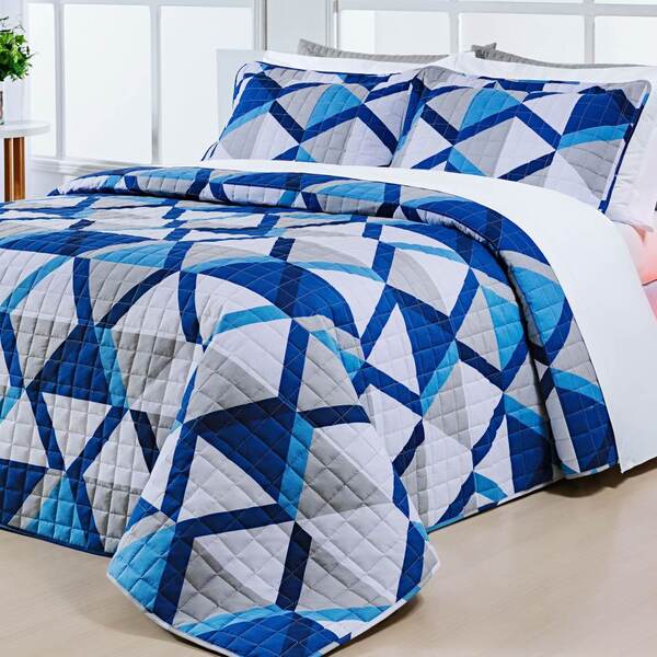 Cobre Leito Solteiro Estampado 100% Algodão Percal 200 Fios 2