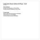 Cobre Leito Solteiro Estampado Grid 2 Peças 160 Fios