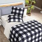 Cobre Leito Solteiro Ivy Micropercal 200fios 2pç Preto