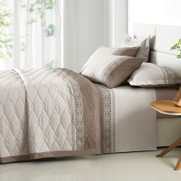 Cobre Leito Solteiro Karsten Com 1 Porta Travesseiro 150 Fios