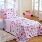 Cobre Leito Solteiro Kids Cupcake Enxovais Aquarela 2 Peças