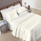 Cobre Leito Solteiro Lint Micropercal 300fios 2pç Offwhite