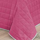 Cobre Leito Solteiro Magic Microfibra 5 Peças - Pink
