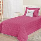 Cobre Leito Solteiro Magic Microfibra 5 Peças - Pink