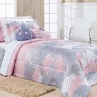 Cobre Leito Solteiro Micaela Nuvem 04 Peças 100% Algodão 200