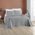 Cobre Leito Solteiro Nobless 200 Fios 2 Peças - Grafite