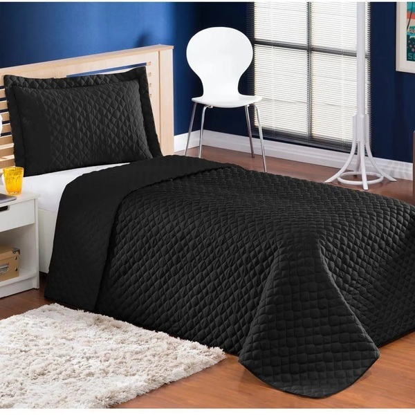 Cobre Leito Solteiro Pati 02 Peças Liso Tecido Microfibra Mat