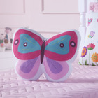 Cobre Leito Solteiro Primavera 3pçs Menina Borboleta Rosa