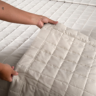 Cobre Leito Solteiro Soft Areia Valle Enxovais 2 Peças