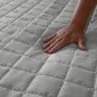 Cobre Leito Solteiro Soft Cinza Valle Enxovais 2 Peças