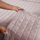 Cobre Leito Solteiro Soft Rosé Valle Enxovais 2 Peças