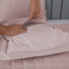 Cobre Leito Solteiro Soft Rosé Valle Enxovais 2 Peças