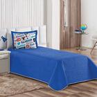 Cobre Leito Solteiro Teens Midia 2 Peças - Azul