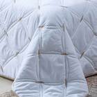 Cobre Leito Solteiro Unique 200 Fios Bordado 2 Peças - Branco