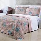 Cobre Leito Super King Estampado 100% Algodão Percal 200 Fios