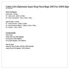 Cobre Leito Super King Floral Bege 200 Fios 100% Algodão + Jo