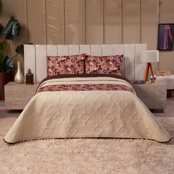 Cobre Leito Supremo Casal Queen Matelado Ultrassônico Com Fro