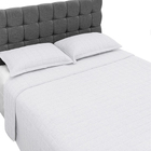 Cobre Leito Tecebem Solteiro Malha Lisa Em Matelasse 170 X 24