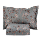 Cobre Leito Velvet Solteiro Floral Chic