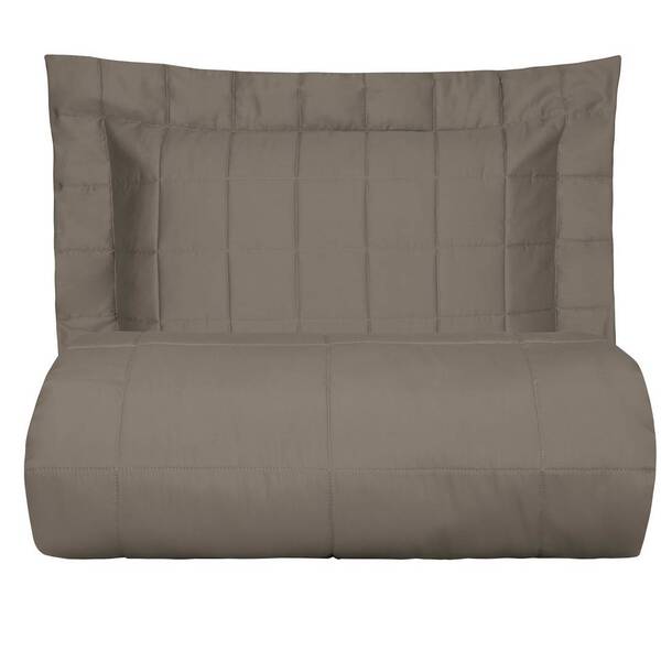 Cobreleito 3pc Casal 300 Fios Satinée Square Fend Stone Kacyu