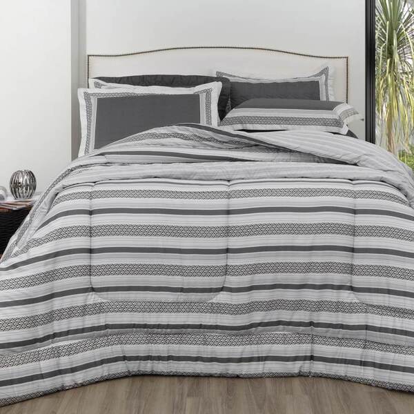 Cobreleito 3pc King 300 Fios Satinée Kiel Kacyumara