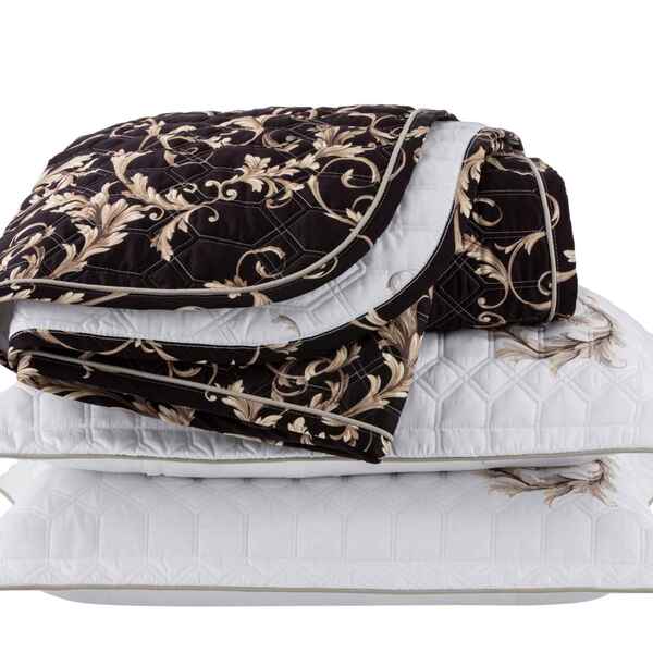 Cobreleito 3pc Queen Lázio 300 Fios Ravinni Kacyumara