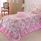 Cobreleito Belize Solteiro Lirio 03 Pçs