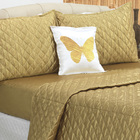 Cobreleito Capim Dourado Queen Size 05 Pçs [f101]