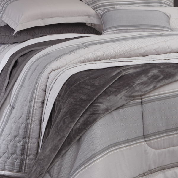 Cobreleito Lazio Kacyumara 300 Fios Sorento - Queen