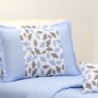 Cobreleito Nuvem Azul Solteiro 03 Pçs [f101]