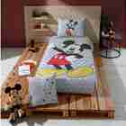 Cobreleito Solteiro Disney Mickey Classic Hedrons