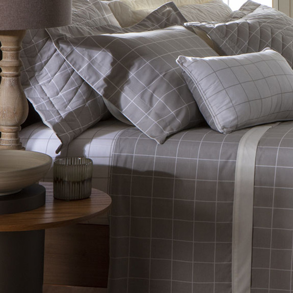 Cobreleito Vintage Kacyumara 200 Fios Quadros Fend - Casal