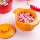 Cocotte De Porcelana 10 Cm 210 Ml Amarelo Germer