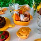 Cocotte De Porcelana 10 Cm 210 Ml Amarelo Germer