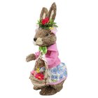 Coelha De Páscoa Decoração Enfeite Coelhinha 33cm