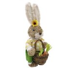 Coelha De Páscoa Decoração Enfeite Coelhinha 33cm