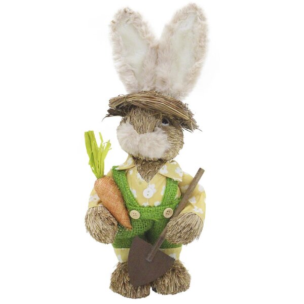 Coelho De Páscoa Decoração Enfeite Coelhinho 34cm