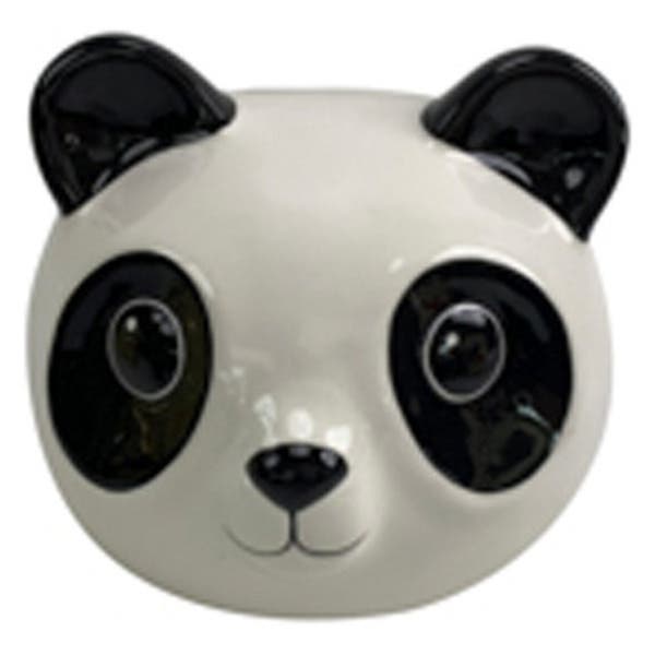Cofre Ceramica Panda Pandinha Branco E Preto 11,6 Cm | Leroy Merlin
