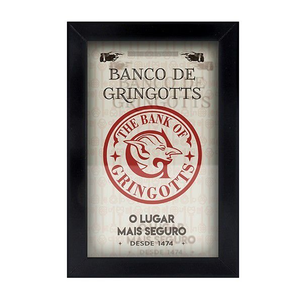 Cofre De Parede - Banco De Gringotts - Harry Potter