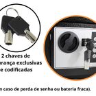 Cofre De Segurança 23x17  Preto